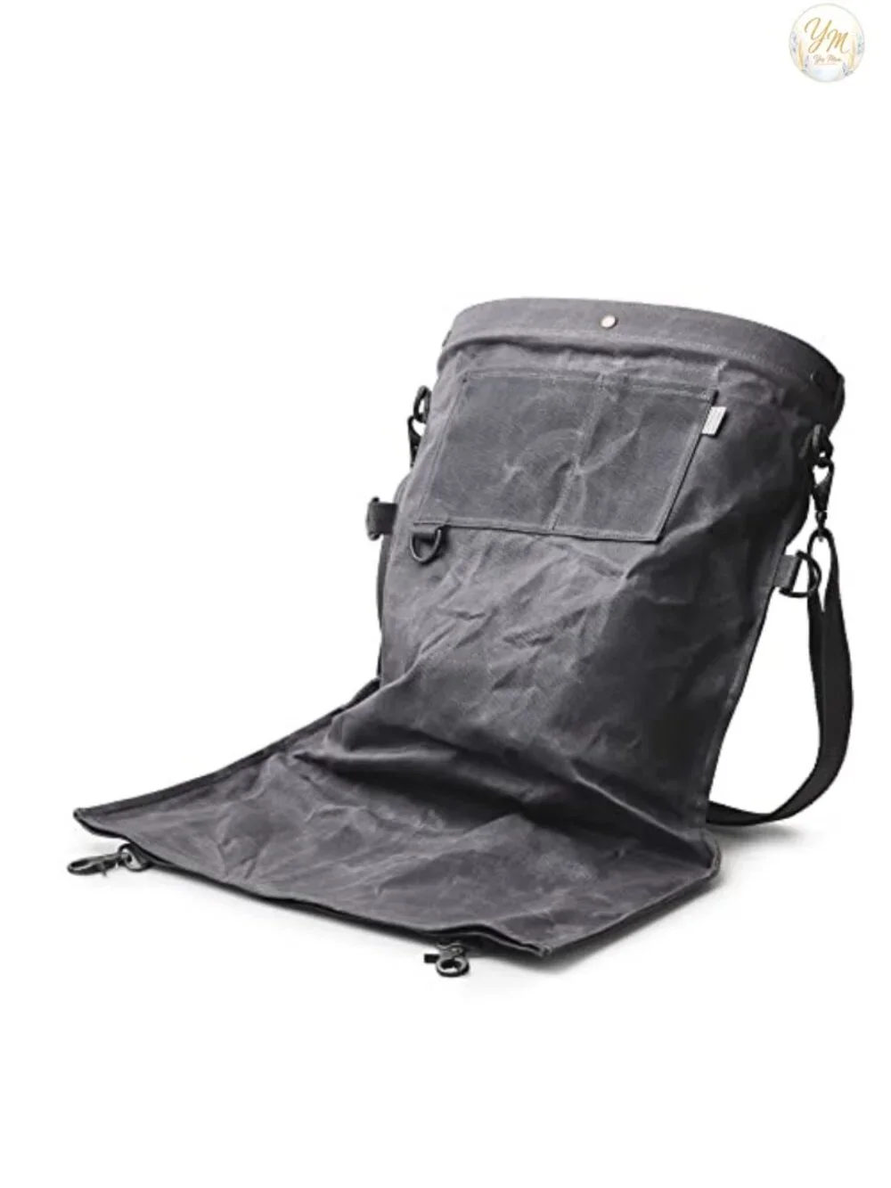 Harvesting and Gathering Bag with Convertible Straps - Water-Resistant Waxed